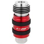 5in1 Safety Exhaust Coupler 1/4^npt female