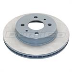 Auto Plus Disc Brake Rotor Painted Hat and Edge