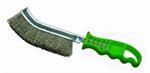 Green Handle Scratch Brush Stainless Steel Wire