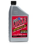 Lucas Synthetic SAE 20W-50 Motorcycle Oil qt