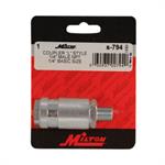 MIlton L-Style Coupler w/male 1/4^ NPT