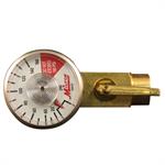 Milton In-line Flow Control Valve w/gauge