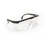 SAS Safety Glasses Black Frame/Clear Lens