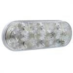 VSM LED 10 White Aux Utility Lamp Oval  w/ Clr