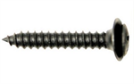 Sheet Metal Screws Black 17mm 10pc