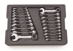 GWR Wrench Set Combo Stubby 12pt SAE/MET 20pc