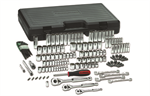 Gearwrench Mechanics Tool Set, 1/4^, 3/8^, 1/2^ Dr. SAE & Metric, 6 & 12p