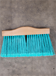 10^ Upright Broom Head w/Green Dust Bristle