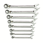 GWR SAE Reversible Comb Ratcheting Wrench Set